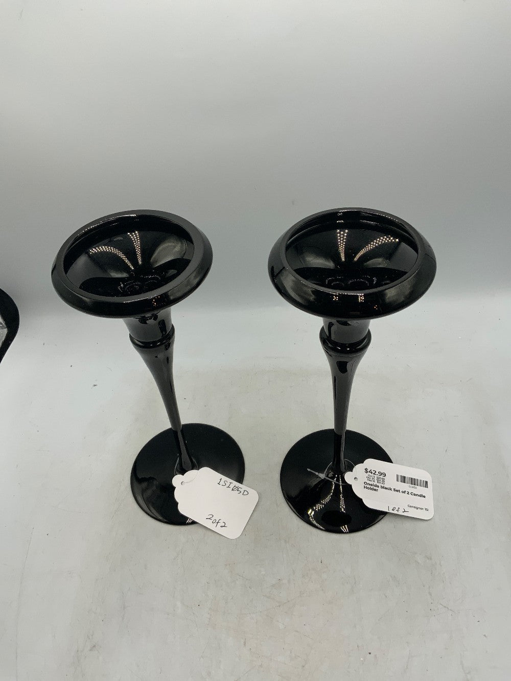 Oneida black Set of 2 Candle Holder|289628